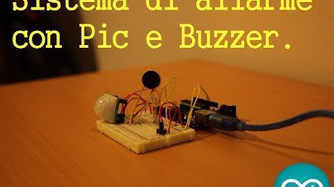 Sistema di allarme con Pir e Buzzer. Arduino#9