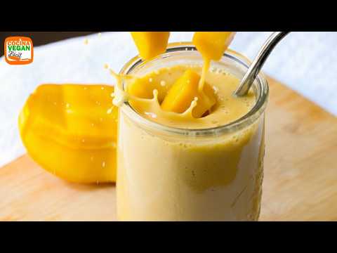 Deja de comprarlo: Yogurt Bebible de Mango casero (Sin lácteos) 🥭🚫🥛