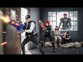 LTT Films : Hero Silver Flash Battles The Shadow Clowns Nerf Guns Crime Gang In Deep Forest