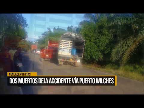 Dos muertos deja accidente en vía a Puerto Wilches