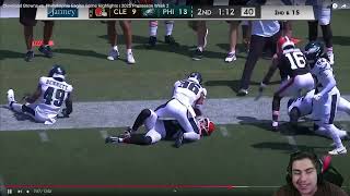 GABRIEL DEBUT Cleveland Browns vs. Philadelphia Eagles Game Highlights | 2025 Preseason Week 2