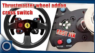 How to fix Thrustmaster wheel addon | Easy Fix of broken point of view hat switch button screenshot 1