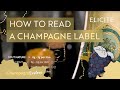 How To Read A Champagne Label