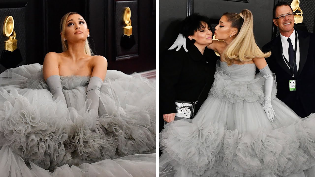 Ariana Grande Slays In Dramatic Gown Grammys 2020