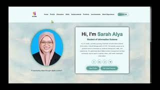 IMS458 WEB DESIGN AND DEVELOPMENT INDIVIDUAL ASSIGNMENT (E-RESUME WEBSITE)