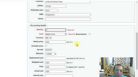 Koha Acquisition module by Afroz Ahmad, Mob. 9006658740