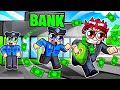 I ROBBED THE BANK in Roblox Brookhaven!