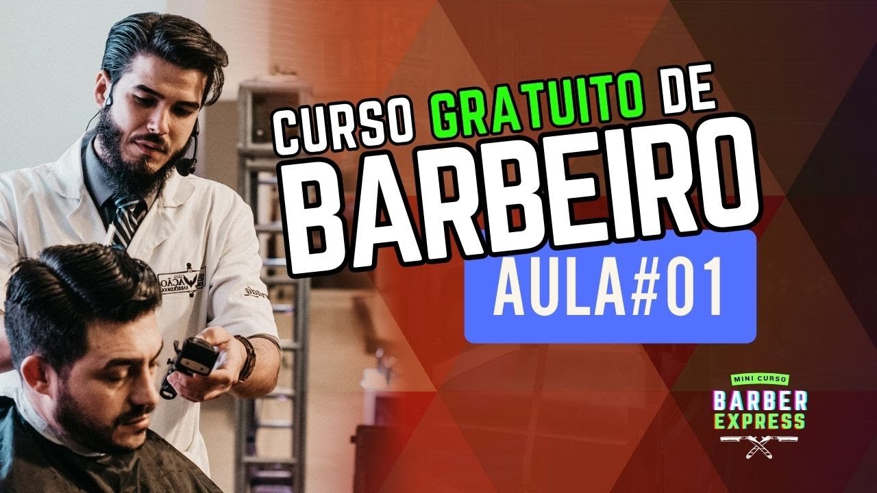 Curso de barbeiro gratuito com certificado | Aula 1 - Equipamentos que ...