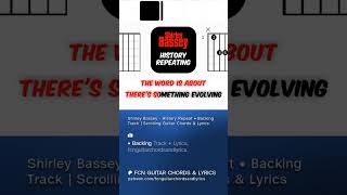 Shirley Bassey - History Repeat • Backing Track #rock #music