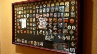 SF Giants baseball Pin display case