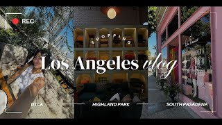 LA Shopping Vlog: DTLA, Highland Park & South Pasadena + Food & Vintage Finds!