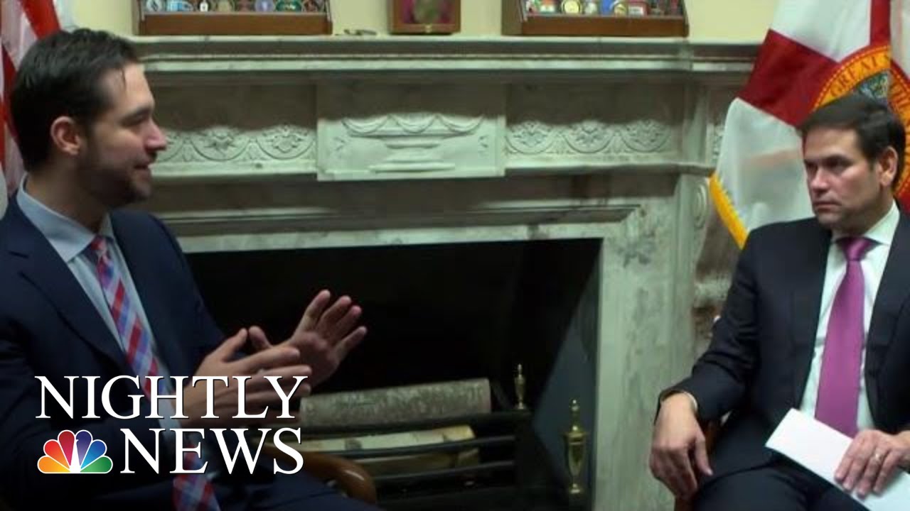 Alexis Ohanian Leads Group Of Dads On Capitol Hill In Fight For Paid Family Leave | NBC Nightly News