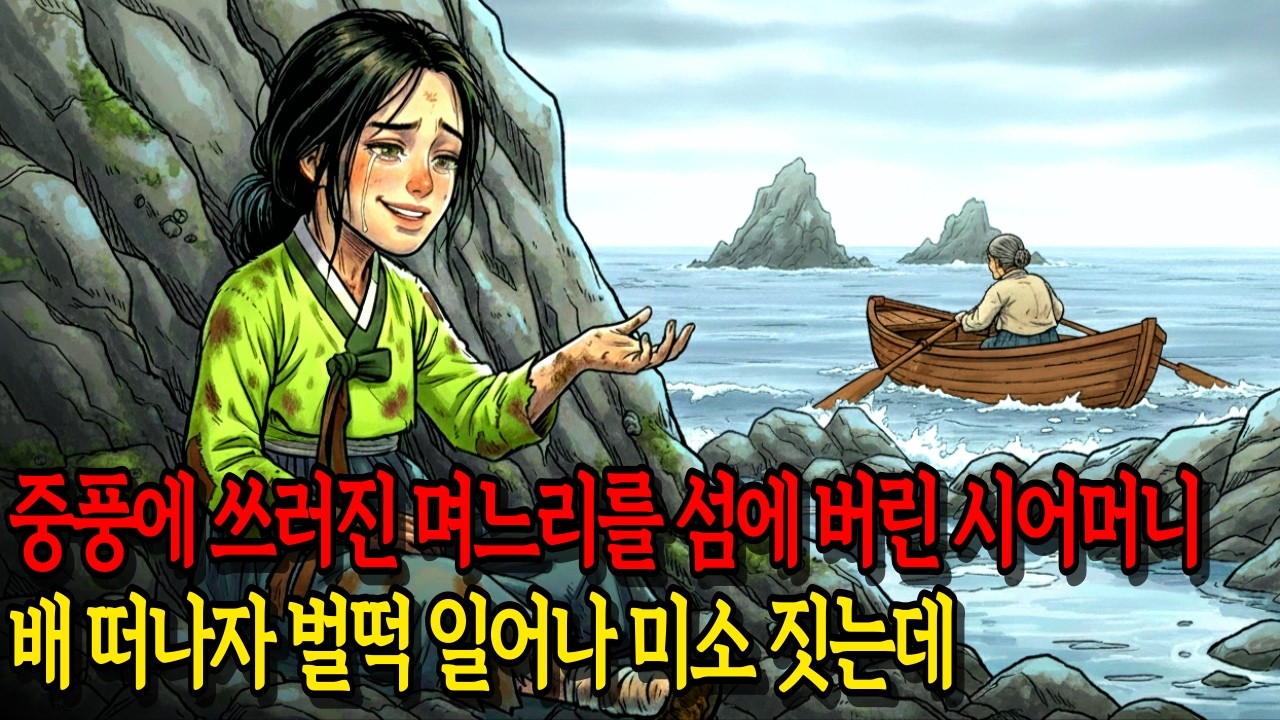 친정이 망하자, 중풍 맞아 쓰러진 며느리를 섬에 버린 시어머니 I야담I옛날이야기I오디오북I전설I민담I사연I