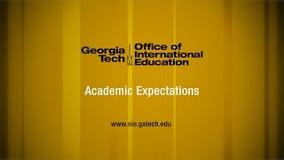 Academic Transitions - Academic Expectations