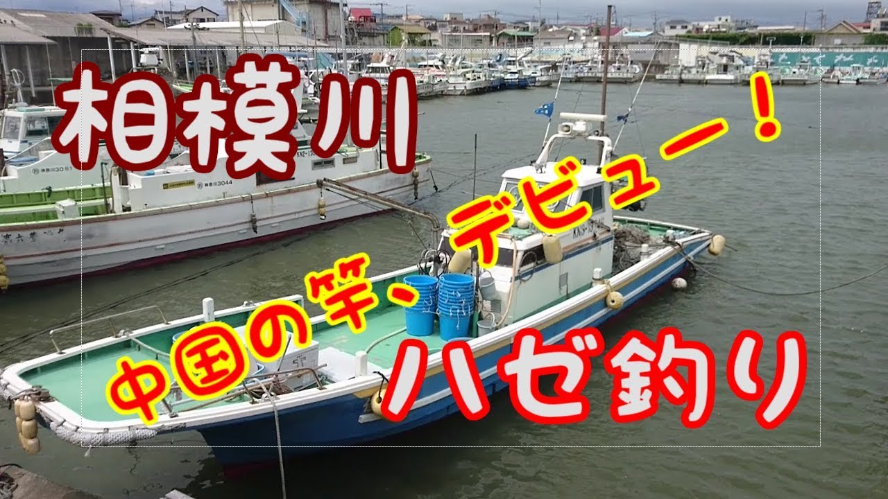 相模川の須賀港でハゼを狙ってみた！新中華ロッド投入！
