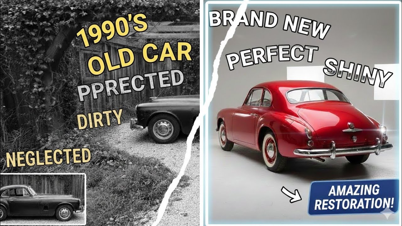 See how a 1990 car was transformed into a new car | Factory Restoration