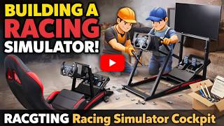 RACGTING Racing Simulator Cockpit Build & Test Drive | Logitech G Pro Sim Rig Setup from Amazon