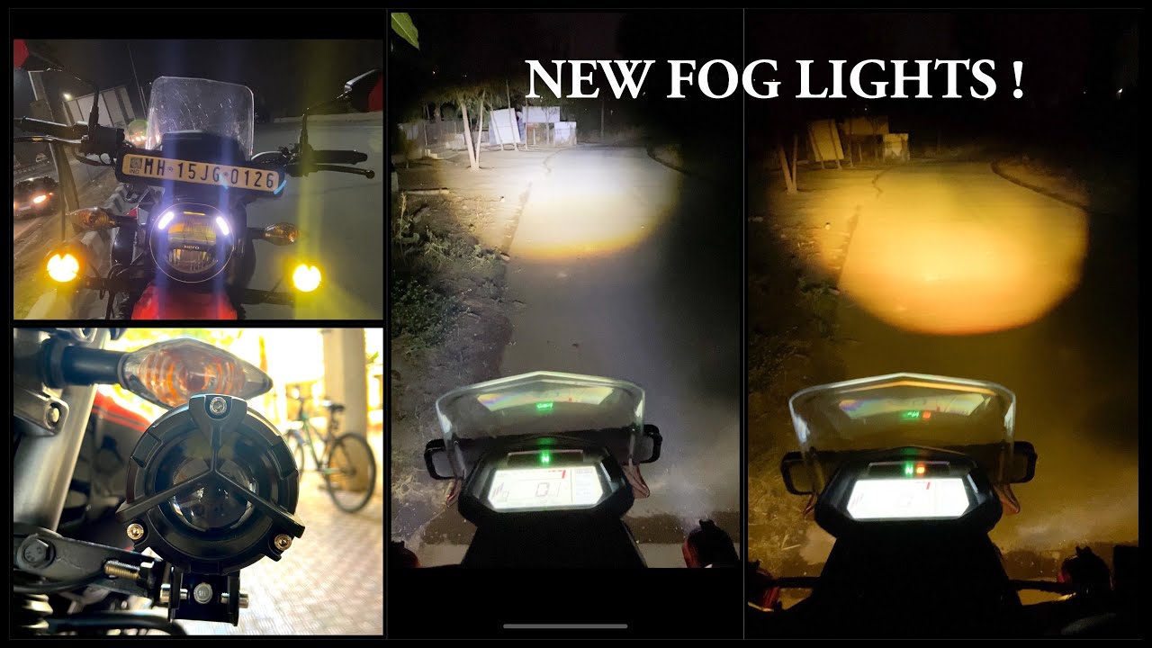 HJG fog light installation on hero xpulse 200 4V & test 