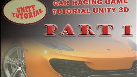 HOW TO SETUP THE WHEEL COLLIDERS PART 1( UNITY 3D CAR RACING GAME)