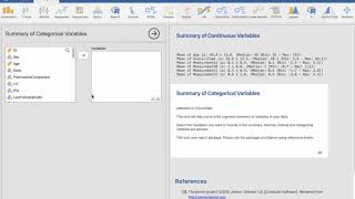 Jamovi Clinicopath Natural Language Data Summary