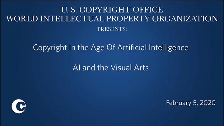 Copyright in the Age of A.I.: Session 4 - AI and the Visual Arts