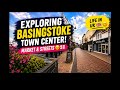 Life in UK 🇬🇧 😊 Exploring Basingstoke Town Center, market & streets ☺️🏴