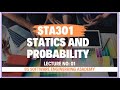 Sta301_Lecture 01 || Statics and Probability || Sta301 short lecture 01