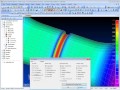 Example 19: Using FEMAP the related stress gradient is caculated