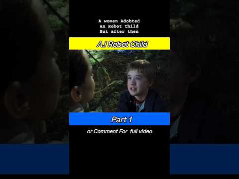 Women Adopted an Robot Child #youtube #youtubeshorts