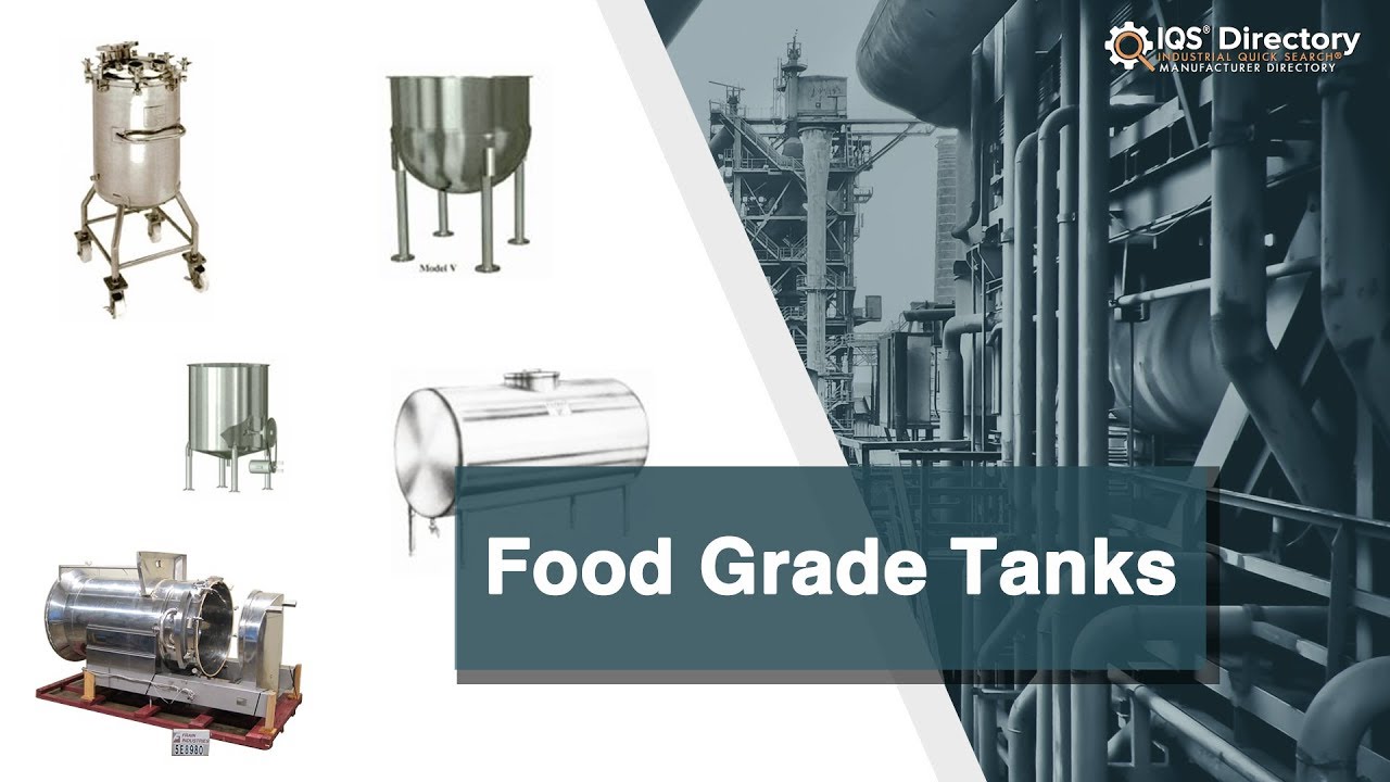 Food Grade Tank Manufacturers, Suppliers, and Industry Information