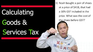 Calculating GST: Part 2 | Finding the Original Price Before GST