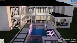DUPLESSIS BUILDERS 3D RENDERING-POOL STUDIO