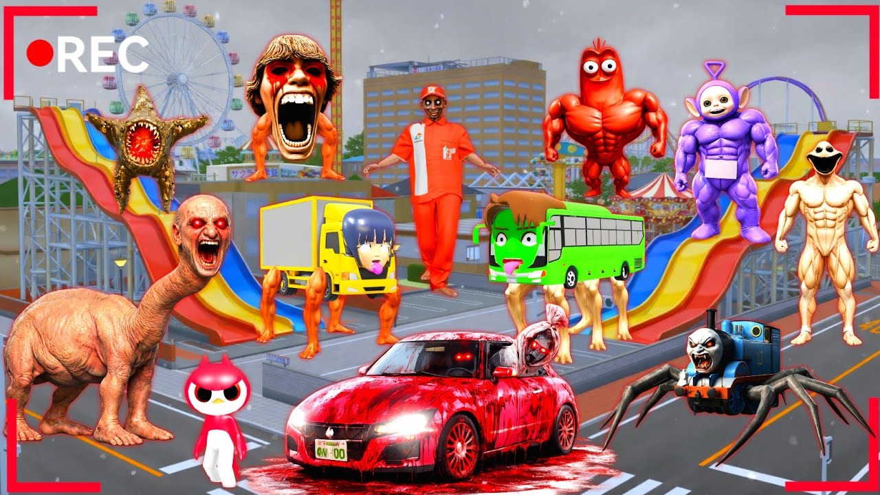 Yuta Mio Panik CCTV Rekam Pasukan ANOMALI MOBIL PINK Serang Kota Sakura 😱 | Sakura School Simulator