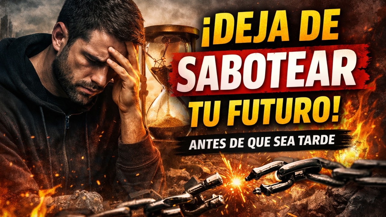 Deja de sabotearte: estás destruyendo tu propio futuro.