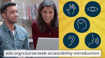 W3C Introduction to Accessibility course - Module 5, Video 4 - Involve Users