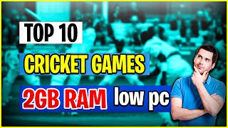 TOP 10 BEST CRICKET GAMES FOR PC || CRICKET GAME FOR PC 2GB RAM || LOW END PC screenshot 5