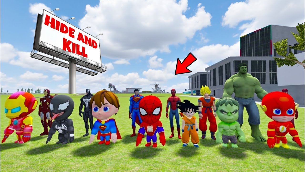 FRANKLIN FIGHT WITH AVENGERS AND THEIR KIDS IN GTA 5