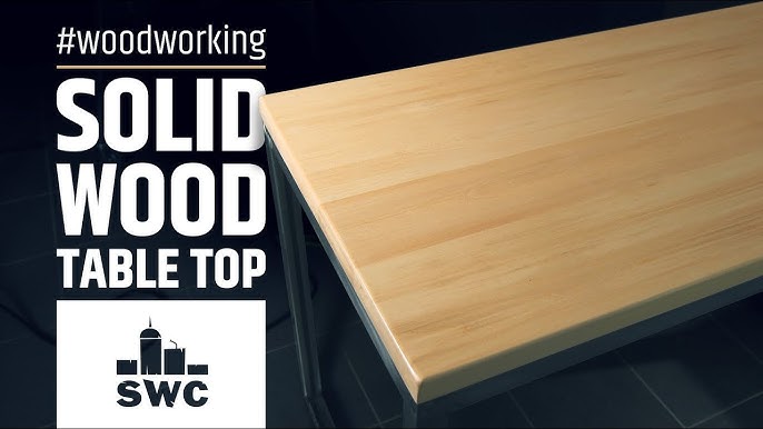 Making A Solid Oak Table Top - Youtube