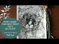 How to Make a Nest Monotype Print on a Gel Plate - Fun with Gelli's