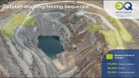 EQ Resources October Blasting Mining Sequence