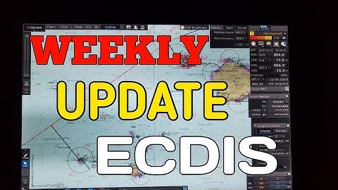 WEEKLY UPDATE AVCS AND AIO ON ECDIS jRC JAN-9201