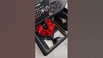 فكرة لتقديم المهر للعروس 