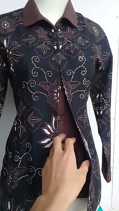 ini bisa di buka seperti ini yaa..|| #bajubatik #bajuwanitaterbaru #baju  @Sewing-tutorial