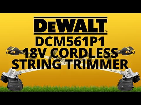 Dewalt DCM561P1 18V Cordless String Trimmer | Toolstop Showcase