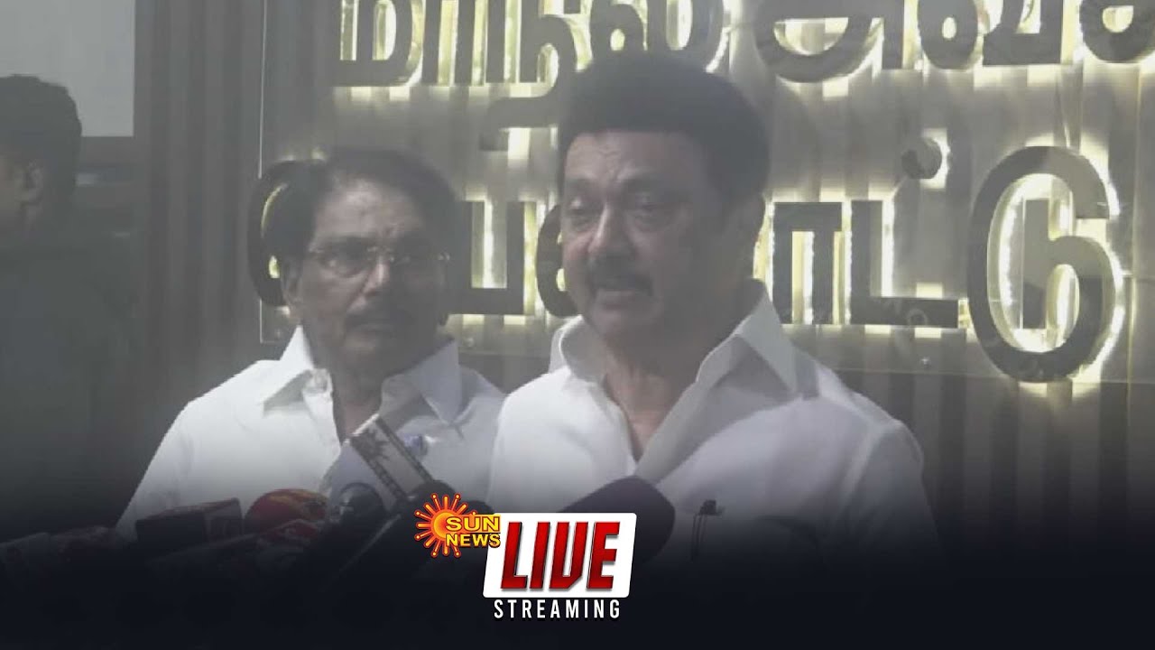 🔴LIVE : CM MK Stalin Inspection | Cyclone Fengal | TN Rains | Heavy ...