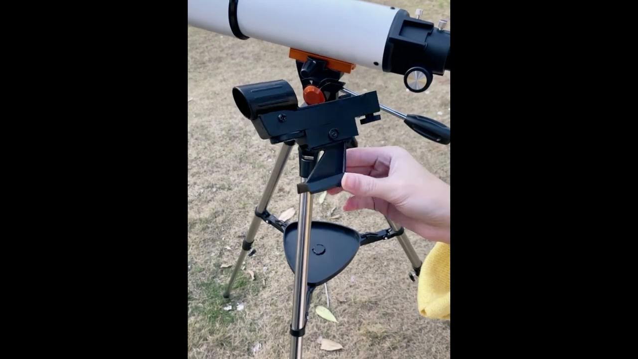How to use Gaterda 80mm telescope YouTube