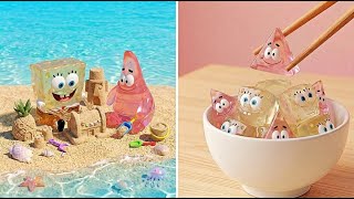 Candy DIY vs SpongeBob Crafts 🍬😱 | Fun Paper Gamebook Challenge