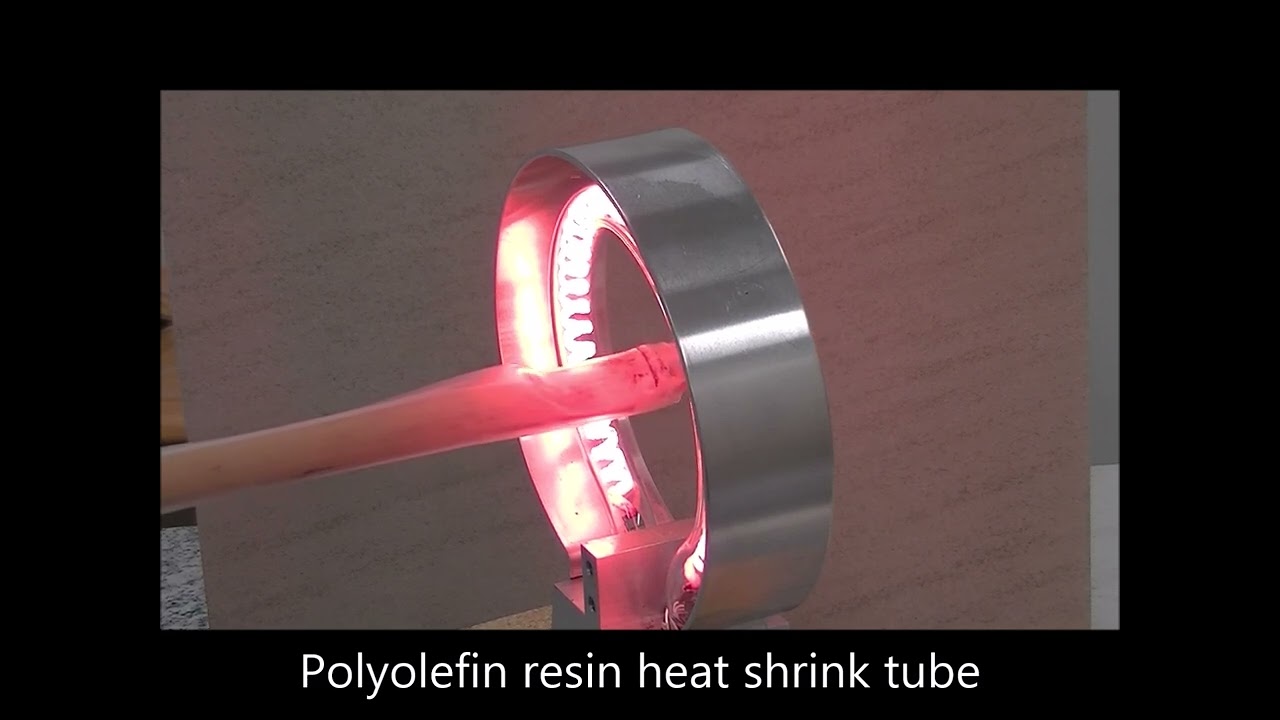 Heat shrink tube processing of thin small bamboo 【Non touch high temp  Heat tech Co ,Ltd 】