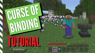 Minecraft CURSE OF BINDING Tutorial (What it Does, How to Obtain, & More)