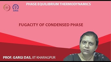 Fugacity of Condensed Phase